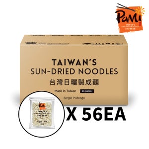 비건 도삭면 대만라면 쫄깃한 면발 매우 두꺼운 면사리 56EA (1Box)