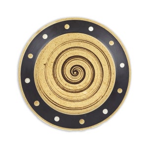 [브라운동그라미] 일본 도자기 그릇 접시 원형 한식집 한식 그릇 상차림