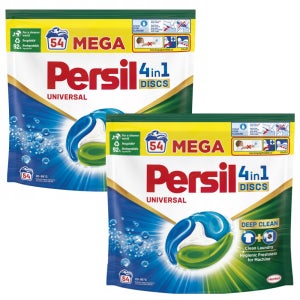 퍼실 딥클린 플러스 4in1 세탁 캡슐 세제 디스크 유니버셜 108개입