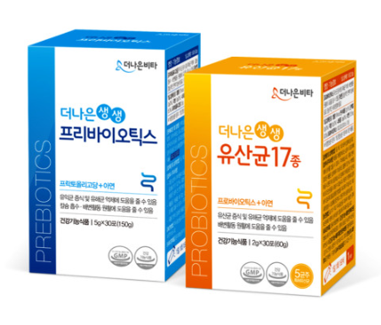 {기획전} 더나은생생 프리바이오틱스 + 유산균 1SET