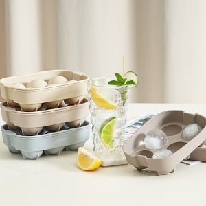 홈하우스 국산 실리콘 얼음틀 얼음트레이 아이스볼메이커 하이볼 위스키 아이스큐브 6구