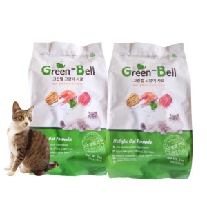 그린벨고양이 10kg 고양이변비 사료토사료
