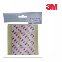 3m4421 1mm양면테이프 3m양면스티커 사각 25x25mm 24개