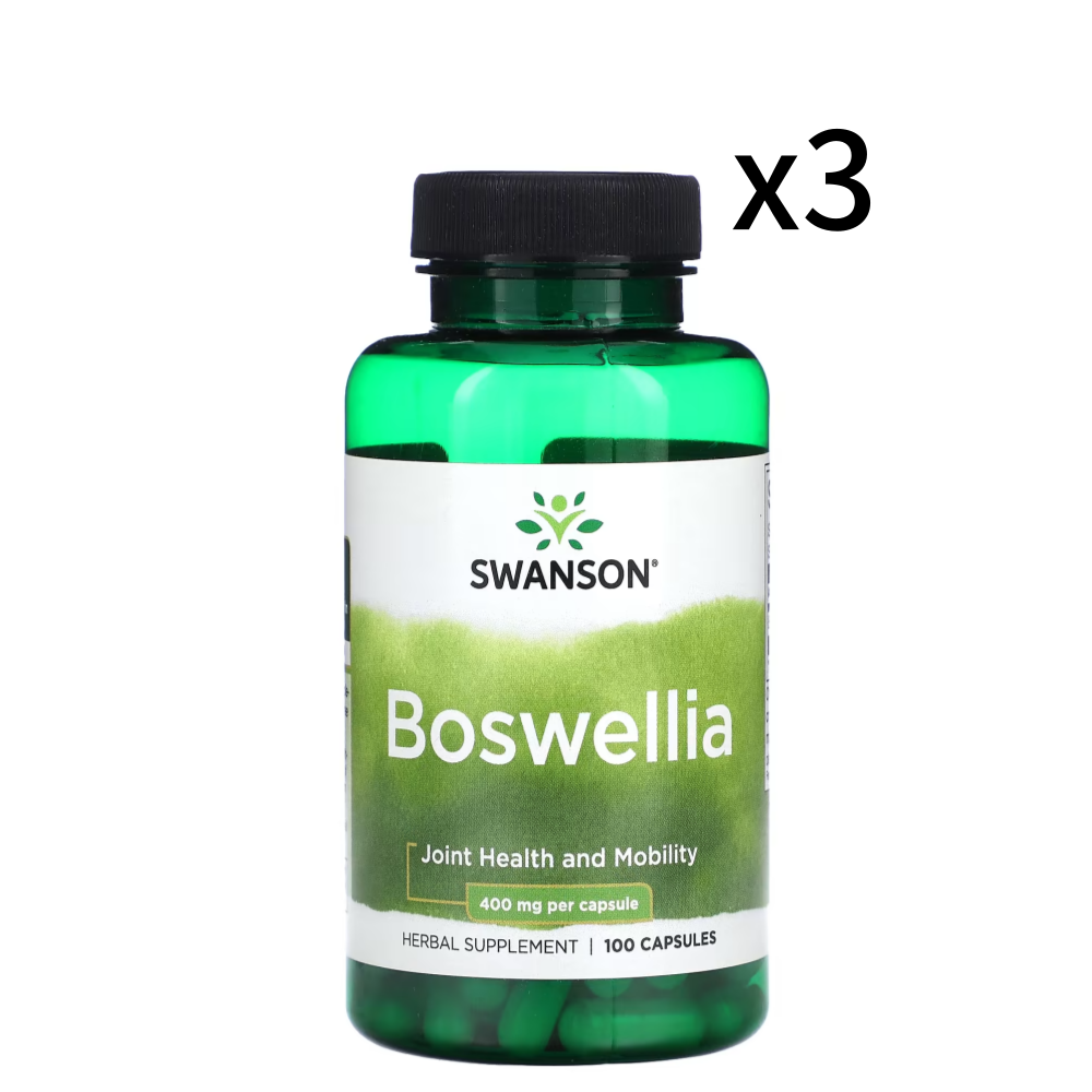 (3통) 스완슨 <b>보스웰리아 400mg</b> 100캡슐 고약사
