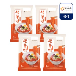 아워홈 새콤달콤 생쫄면 432g 4팩