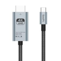 USB Type C to HDMI 2.0 4K HDR 미러링 케이블 1m