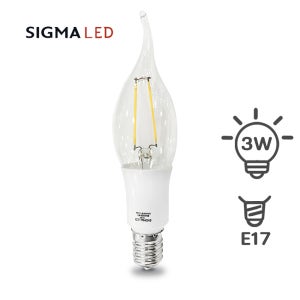 LED 램프 백열 촛불 전구 촛불구 2W 전구색 E17베이스