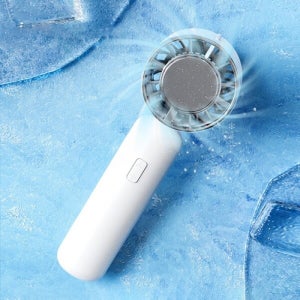 자유로운 각도조절 싸이클론 에어컨 에이드 터보 핸디형 휴대용 손풍기 선풍기