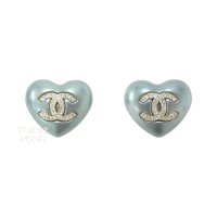 샤넬 cc 하트 진주 귀걸이 AB7011 chanel heart earrings