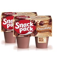 Snack Pack 스낵팩 초콜릿 푸딩 컵 4입 2팩