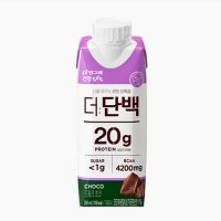 빙그레 더단백 드링크 초코 프로틴음료 250ml 18개 1박스