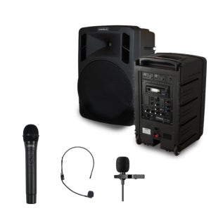 카날스 BK-1260 이동식앰프 충전식 600W 블루투스 스피커 행사용 야외 무선마이크