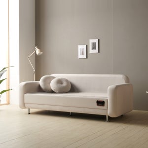 가보건강침대 F포그니SE 황토 밀양흙쇼파 세라믹볼 세라믹스 돌쇼파 3인용 패브릭 소파