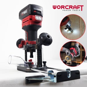 워크래프트 목공라우터 무선트리머 홈파기 CER-S20LiB 20V 2.0풀세트