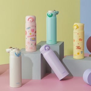 써모스 원터치 보온병 보냉병 디자인 텀블러 JNR-500K 500ml