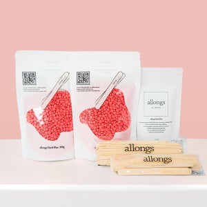 알롱 셀프왁싱 베리베리 200gx2개 브라질리언 남자 여자 비키니 항문 수염 겨드랑이 바디 제모 하드왁스 리필용