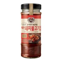 CJ 백설 매콤한 돼지불고기양념 친정엄마 식재료 500g 홈캉스 간단요리 양념장