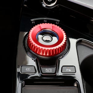 EV6 튜닝 알루미늄 몰딩 기어 조그 다이얼 커버 용품