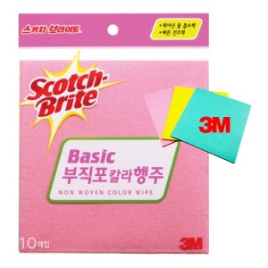 3M (부직포칼라행주10매입 ) CT 독일행주