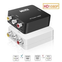 AVHDMI RCA AV/CVSB L/R 비디오HDMI 호환 AV 스케일러 어댑터HD