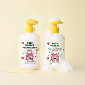 앙또미뇽 아기 바디워시 유아 신생아 올인원 바스앤샴푸 대용량 멜로우애플향 500ml, 2개