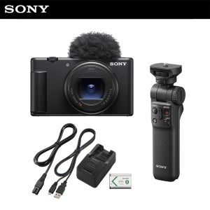 소니 카메라 ZV-1M2 블랙 + GP-VPT2BT + ACC-TRBX 공식대리점 유투브 브이로그 디지털