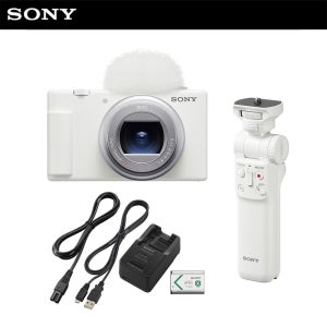 소니 카메라 ZV-1M2 화이트 + GP-VPT2BT + ACC-TRBX 공식대리점 유투브 브이로그 디지털