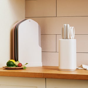 [N단독구성] 모도리 깔끔도마세트+깔끔 칼세트(칼3종+가위+칼블럭)