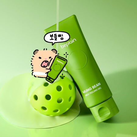 [+15ml증정/보들촉촉필링] 비플레인 녹두 밀크 필링 젤 120ml, 1개