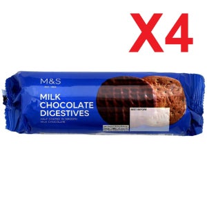 [영국발송] 300g 4팩 막스앤스펜서 M&S 초콜릿 다이제스티브 M&S Milk Chocolate Digestives
