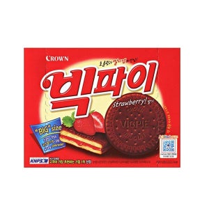 크라운)빅파이딸기324g(DMi180498)X2개