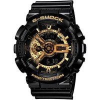 카시오 GShock 쥐샥 X라지 Skeleton 골드 다이얼 GA110GB1