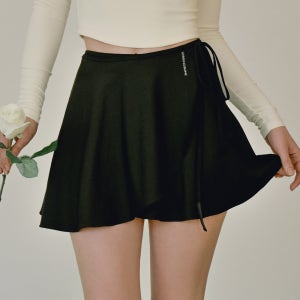 헤링본 빅사이즈 체형보정 플레어 랩 스커트 비키니 여성 원피스 수영복 커버업 CG059