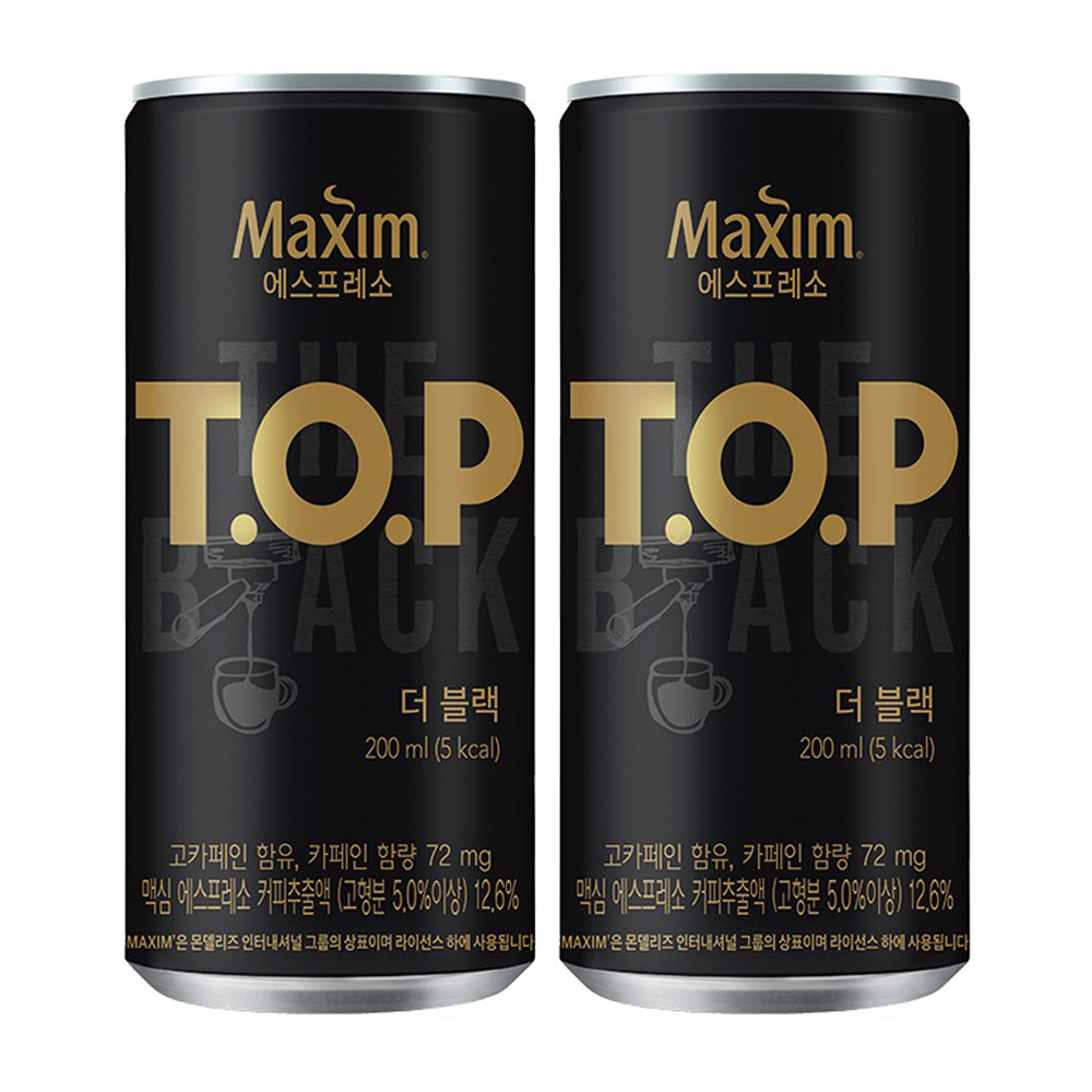 티오피 더 블랙 캔커피 캔음료