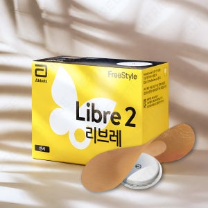 프리스타일 리브레2 연속혈당측정기 무채혈 당체크기 연당기(14일) 1개 + 패치 + 오토첵 혈당계