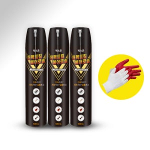 말벌 퇴치 스프레이 500ml X 3개 초강력 말벌 벌 거미 해충퇴치 퍼펙트킬에어로솔