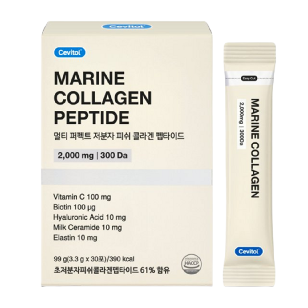 세비톨 <b>멀티</b> 퍼펙트 저분자 피쉬 <b>콜라겐</b> 펩타이드 3.3g x 30포
