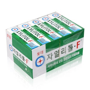롯데 자일리톨F 껌 24g x15개, 상쾌 시원한 입가심