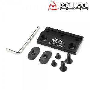 SOTAC 엠락 M-LOK SMR 스카우트 사이드 전술라이트 마운트 BK DH-0515