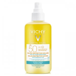 비쉬 까피탈 쏠레이 선 프로텍티브 워터 SPF50 200ml (Face/Body/수분 공급/하이알루론 산)