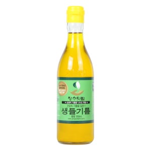 [국산]생 들기름 오메가3 저온압착생들기름 350ml 장수텃밭
