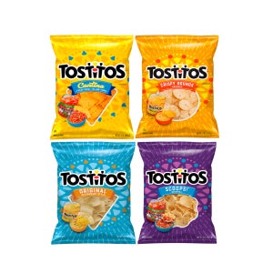 토스티토스 또띨라칩 (오리지널, 크리스피라운드, 스쿱, 칸티나) 4종 4개 옥수수칩