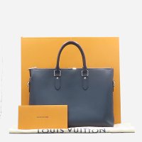 Louis Vuitton(루이비통) M33417 타이가 Bleu Marine컬러 ANTON 안톤 브리프케이스 토트백 + 숄더스트랩 2WAY