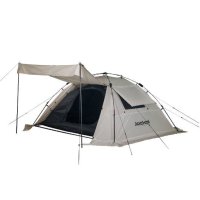 쟈칼 오토4 캠핑 피크닉 낚시 차박 간편설치 난연 발수 방수 그라운드시트포함 원터치 4인 자동 돔 텐트