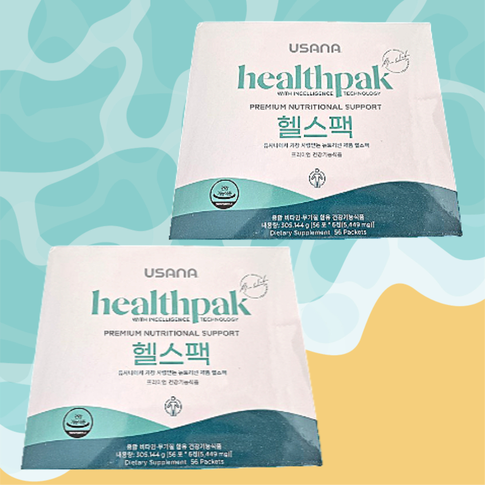 <b>유사나</b> 헬스팩 56+56포 2개월분 성인 종합 비타민 개별포장 직장인 선물