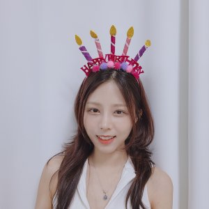 블링초 생일 머리띠 파티 인생네컷소품 학예회 놀이동산