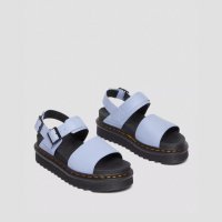 Dr. Martens VOSS PISA LEATHER STRAP SANDALS ZEN BLUE PISA 30723434