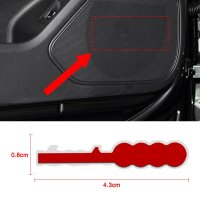 차량스티커튜닝 1PCS Car Interior Styling Sticker Audio Speaker Decals For Audi TT A1 A3 A4 A5 A6 A7 8P B6