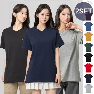 [1+1/총2개] 타미힐피거 코어 플래그 반팔티 09T3139 모음