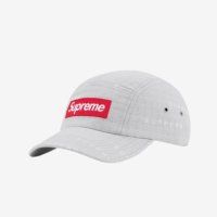 [슈프림 모자] 슈프림 스티치 자카드 캠프캡 그레이 - 22SS Supreme Stitch Jacquard Camp Cap Grey - 22SS